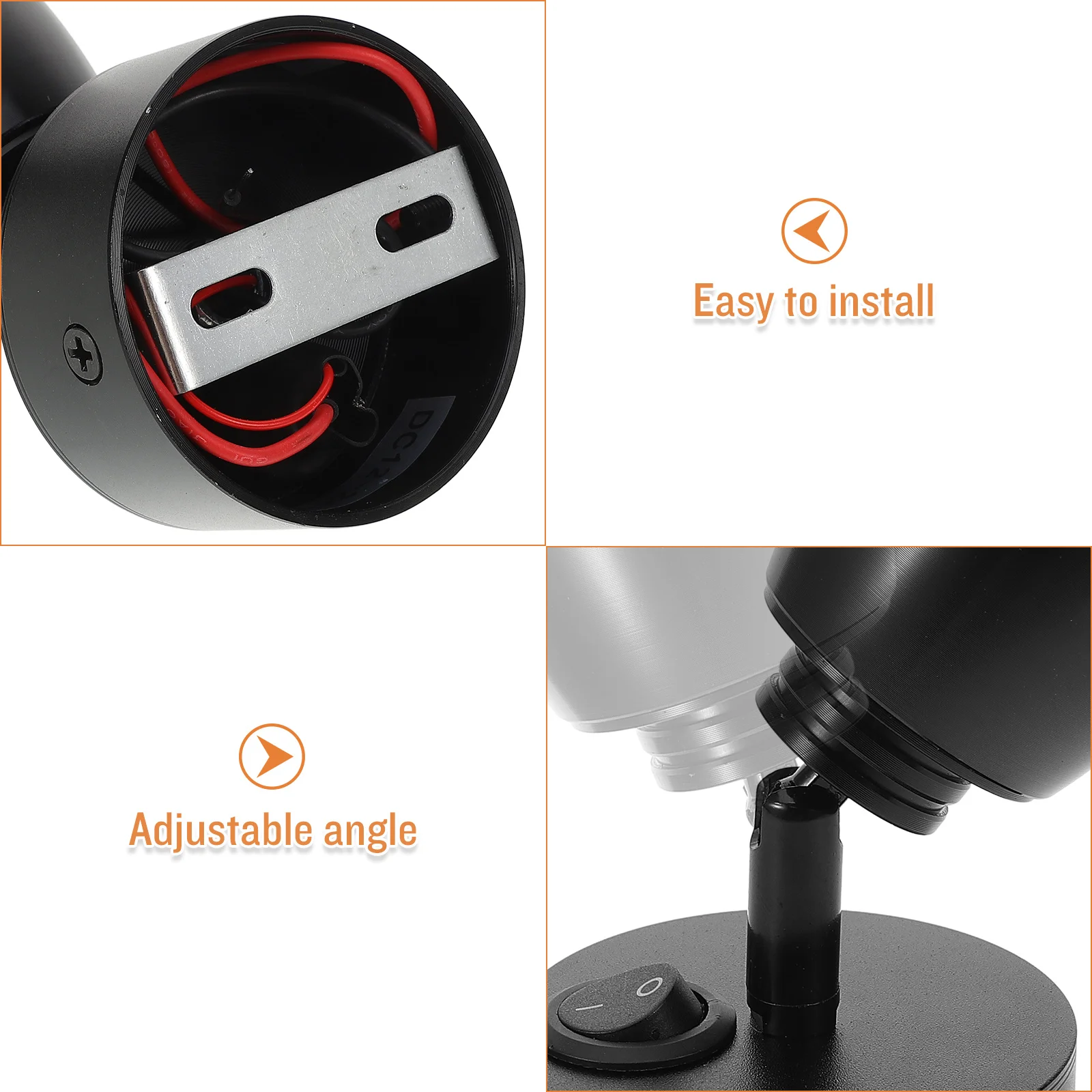 

1Set LED Bed Reading Lamp Wall Mounted Warm Light Bedside Light for Home Decor Wall Reading Decor Lights for Bedroom