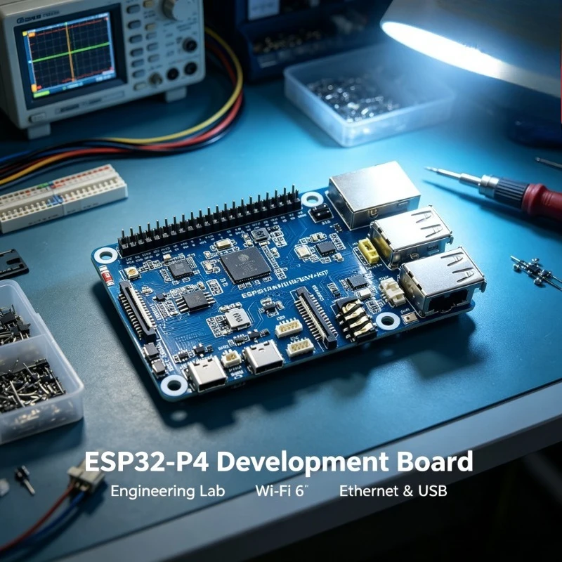 High Performance WiFi6 Development Board Dual Chip Based on P4 & C6 Core IoT Smart Circuit Board