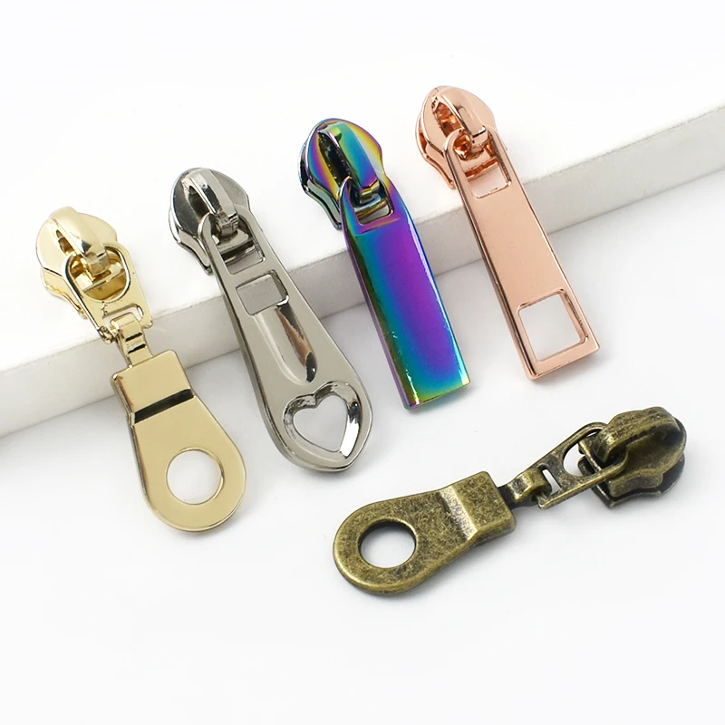 10-100 قطعة 5 #   سحاب المتزلجون ل النايلون البريدي الشريط حقيبة الظهر الإغلاق السوستة المؤشر الملابس البريدي سحب رئيس الخياطة سستة إصلاح أطقم