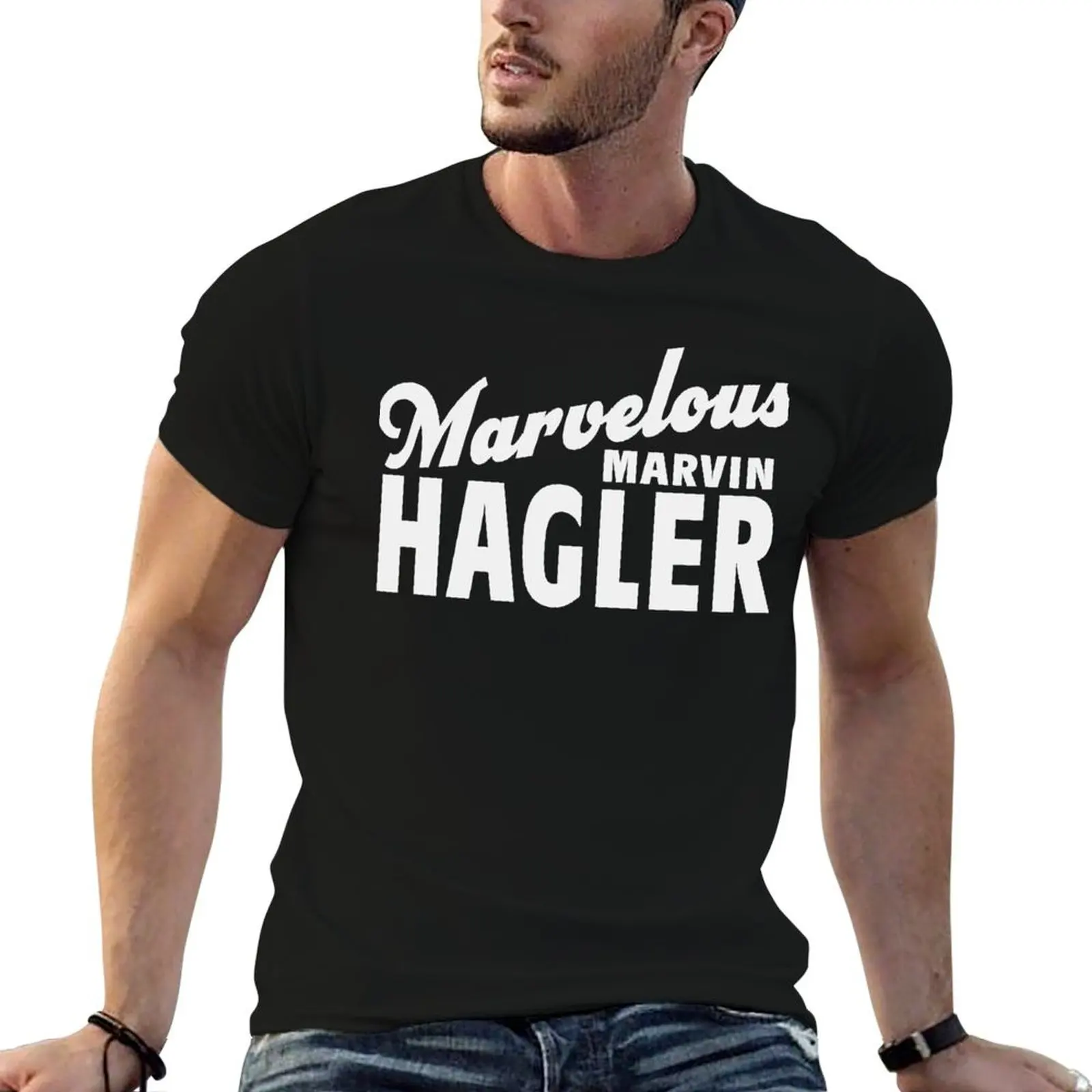 

Funny Gifts Marvin Hagler Marvelous Boxing Legend Awesome For Music Fan T-Shirt t shirt custom print man t shirt cotton T-Shirt