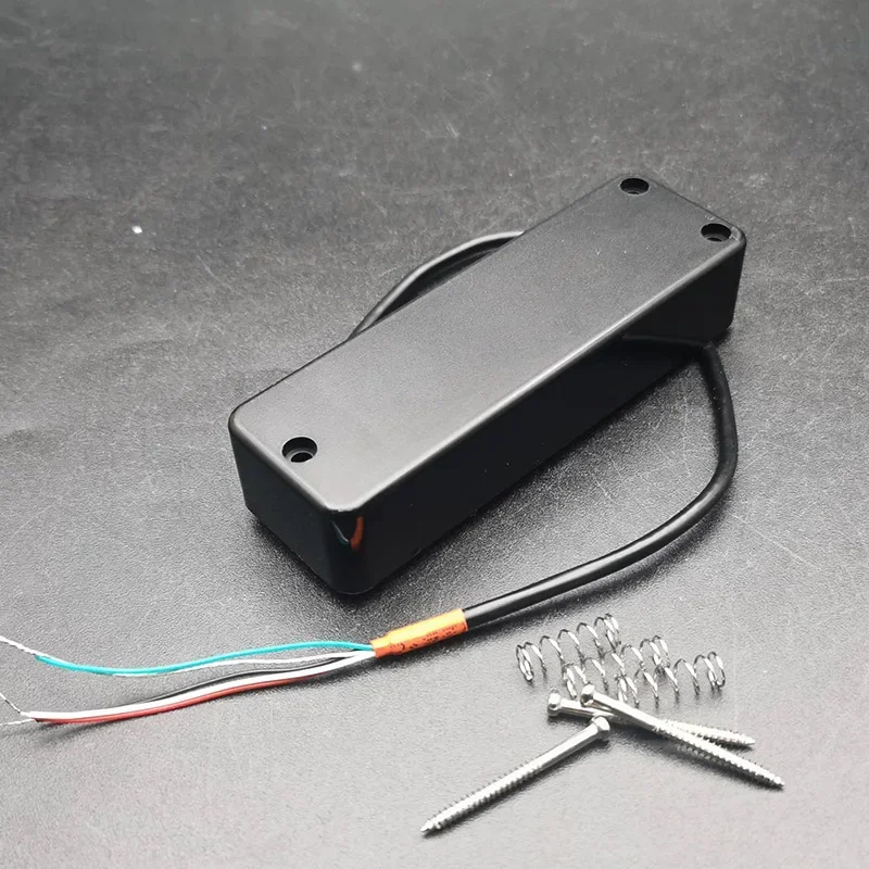 Sealed 4/5-String Bass Soapba Pickup 3-Hole Adjusting Hole Pickup Humbucker 100x32MM Ceramic Magnet Double Coil Bass Parts