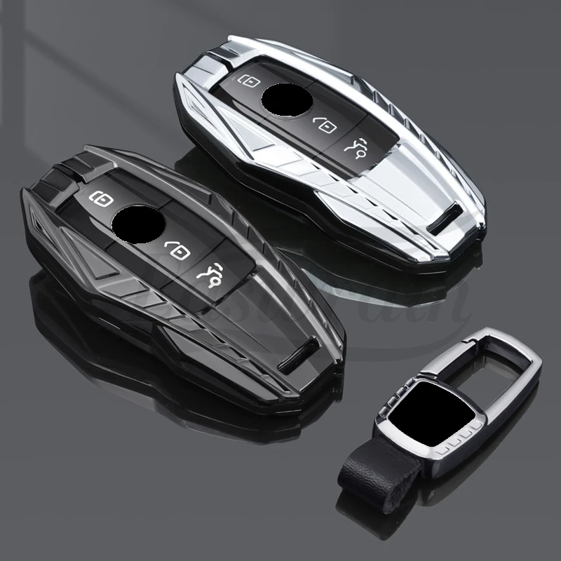 Car Zinc Alloy Key Case Holder Cover For Mercedes Benz C /S Class W223 W206 S350L S400L E Class W213 E300 Auto Interior Supplies