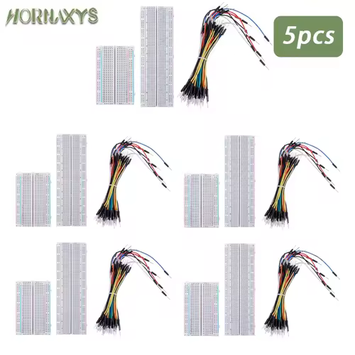 MB-102 Prototype Breadboard 400 830 Points Solderless PCB Bread Board Jumper Wires Cable Board DIY Dupont Wire for Arduino Kit - Image 15