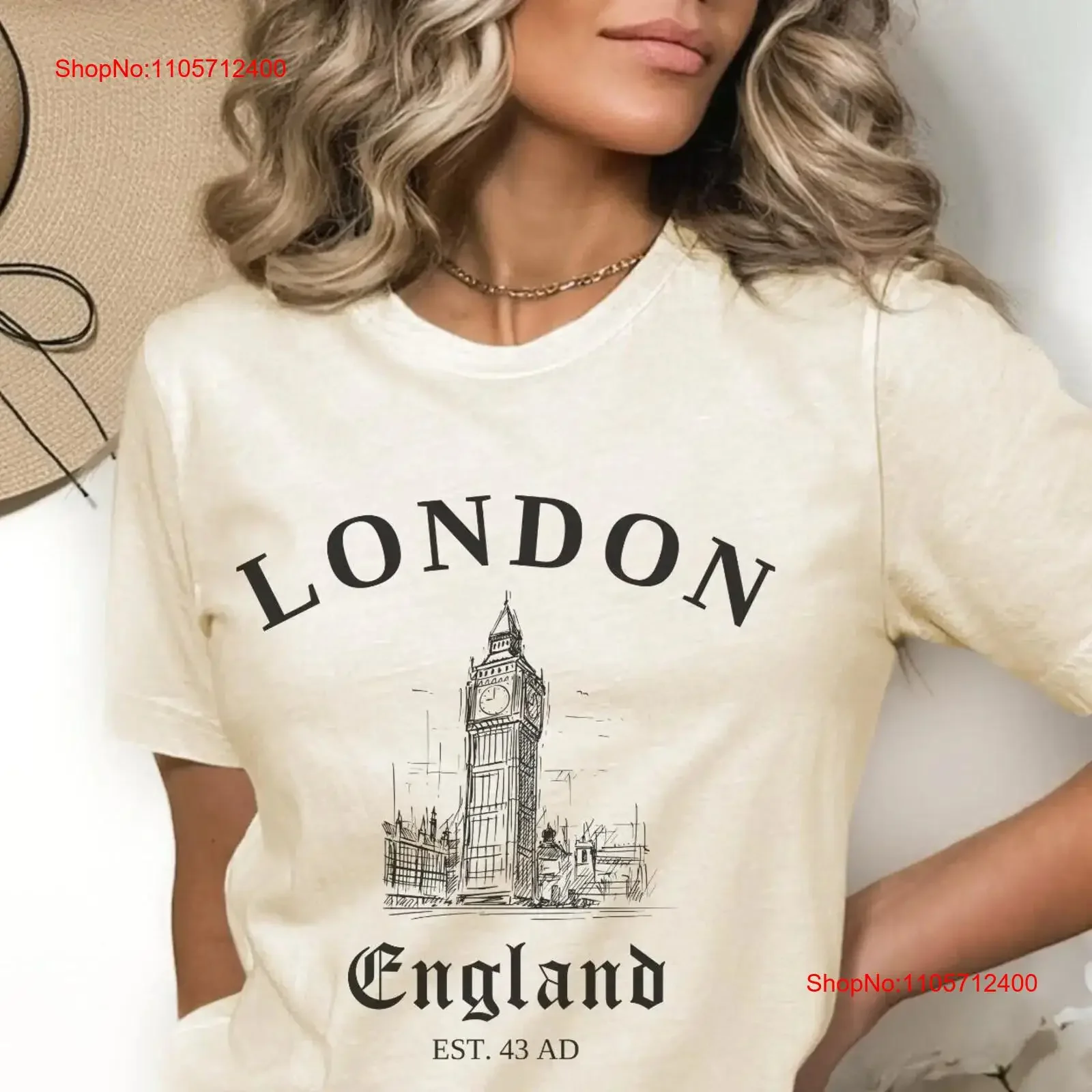 London T Shirt England British Clothing United Kingdom Vintage toast of shirts vintage Washed graphic Stylish Casual streetwear