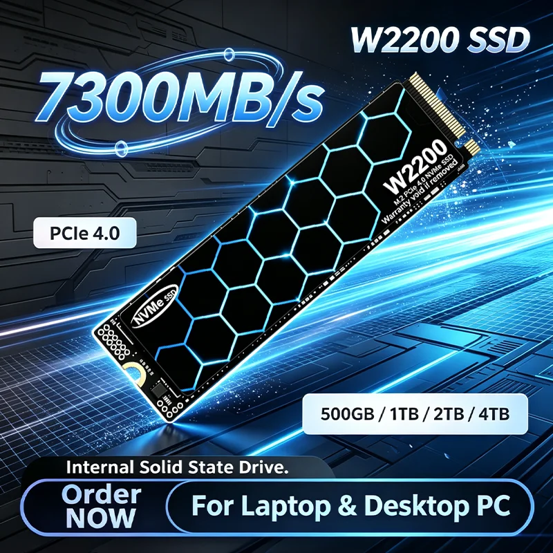 M.2 Nvme 4Tb Pcie 4.0 Ssd - 7300MB/s 2026 NEW M.2 SSD Hard