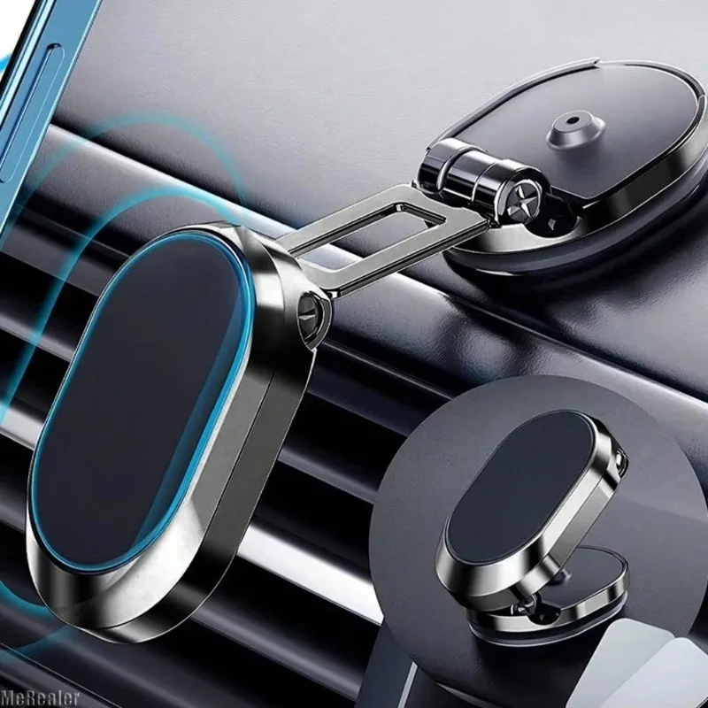 360° Rotatable Foldable Magnetic Car Mount Universal Dashboard Air Vent Phone Holder For iPhone Samsung