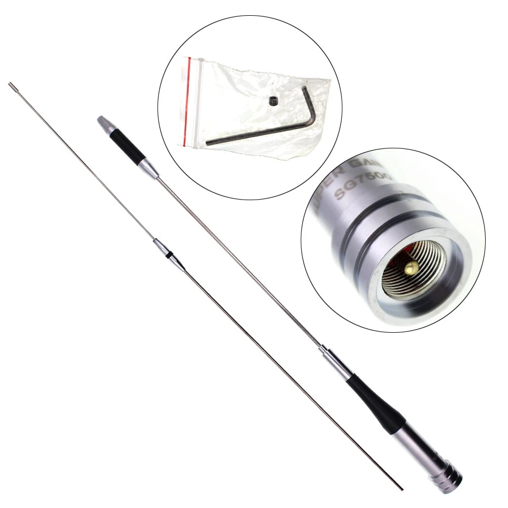 DIAMANT VHF Uhf Dual Band Antenne SG7500 Auto Mobile Antenne 144/430Mhz SG-7500 Hohe dBi Gewinn Antenne für KT-8900D KT-8900 BJ-318
