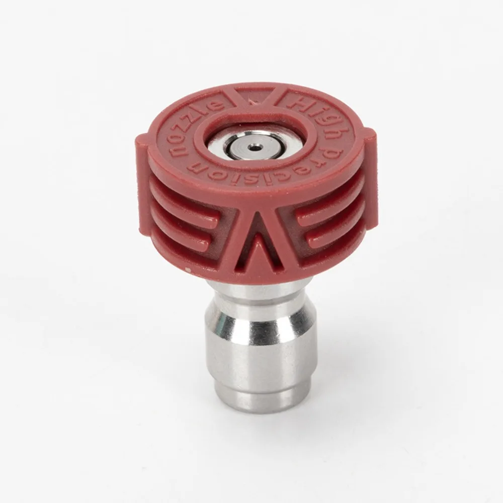 Rotatable Rotating Nozzle Stainless Steel 1/4'' Quick Connect High Pressure Washer Tips 0 15 25 40Degree Spray Head Garden
