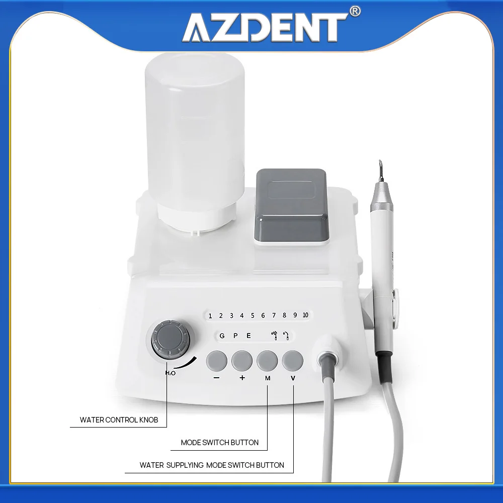 Azdent Wireless Control Ultrasonic Scaler With LED Detachable Handpiece Simple Version