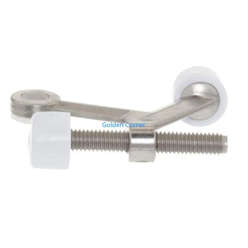 

E15D Heavy Duty Adjustable Hinge Pin Door Stopper Stop with Bumper Tip Hardware for Home Office