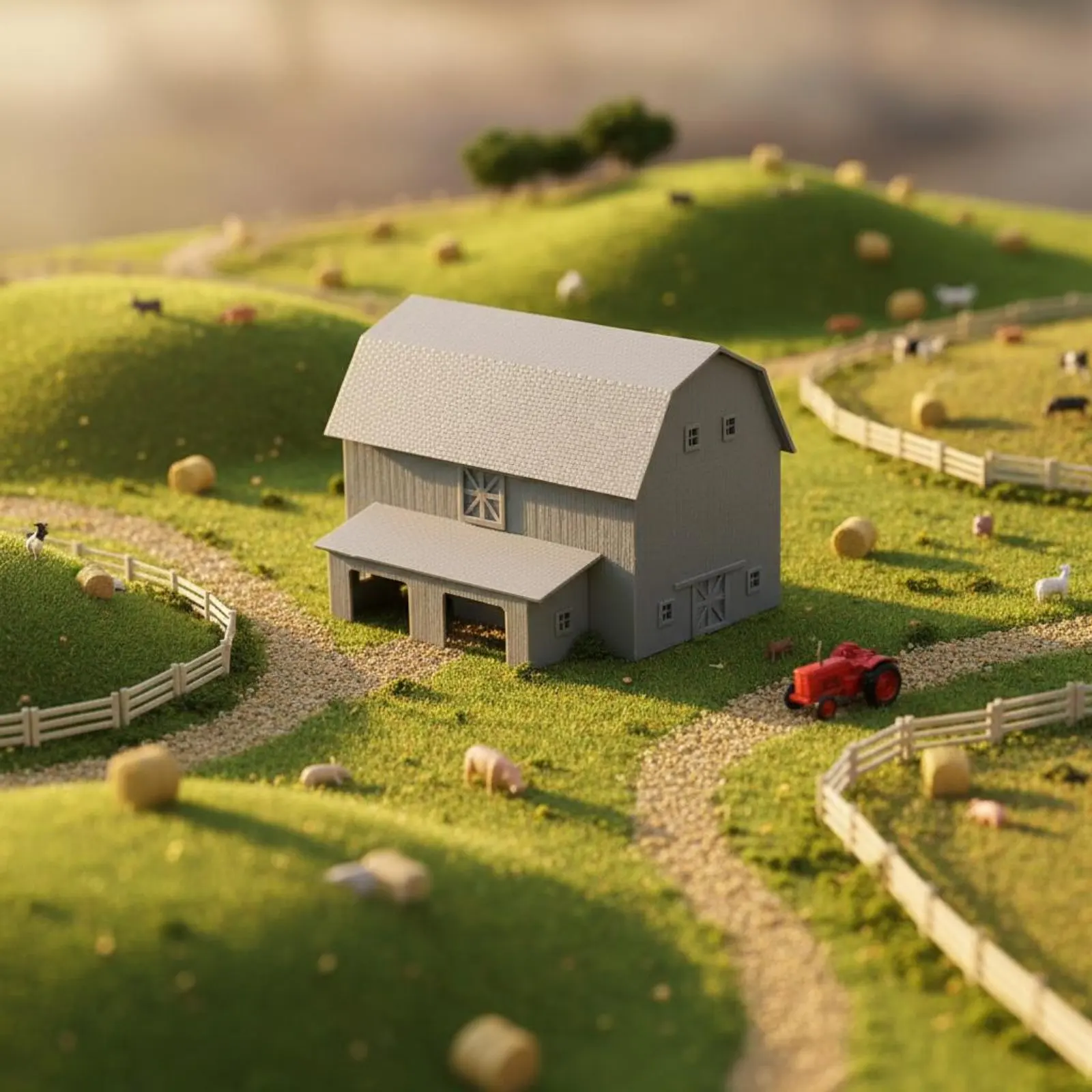 

Модель фермерского здания 1:87, неокрашенная, для индивидуальной настройки, масштаб HO, набор для сборки сарая, реалистичные детали, DIY-модель фермерского здания для железной дороги