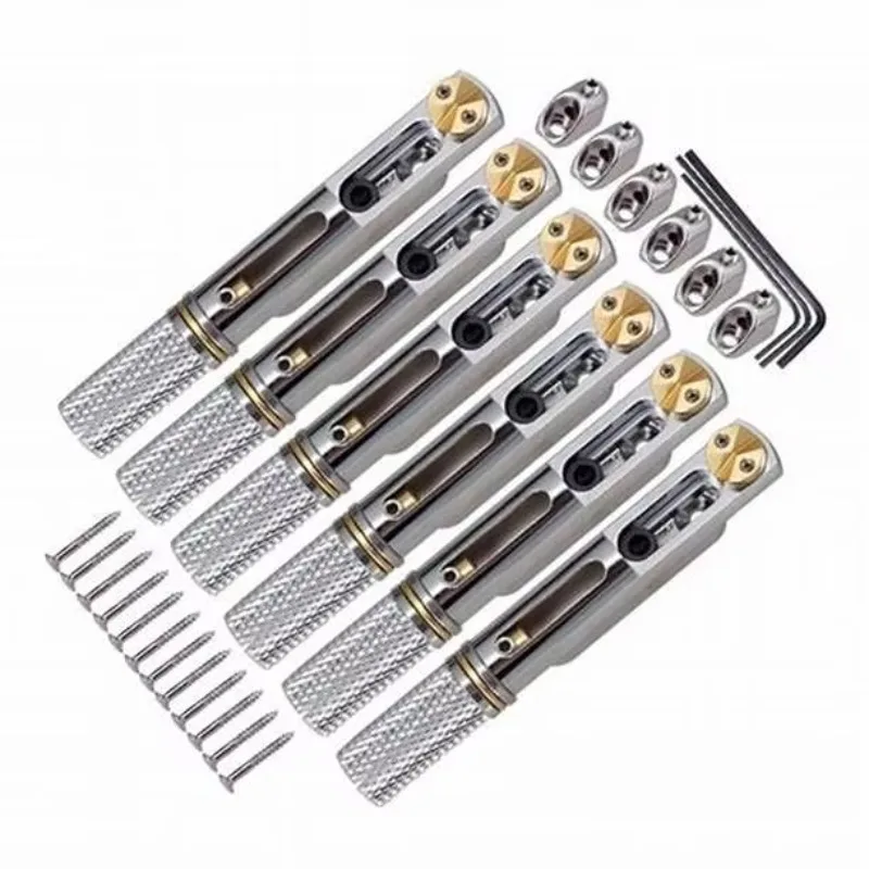 CNC Manufacturer  OEM Customized Cnc Machining Metal Headless Guitar Bridge High Quality Custom Guitar Parts