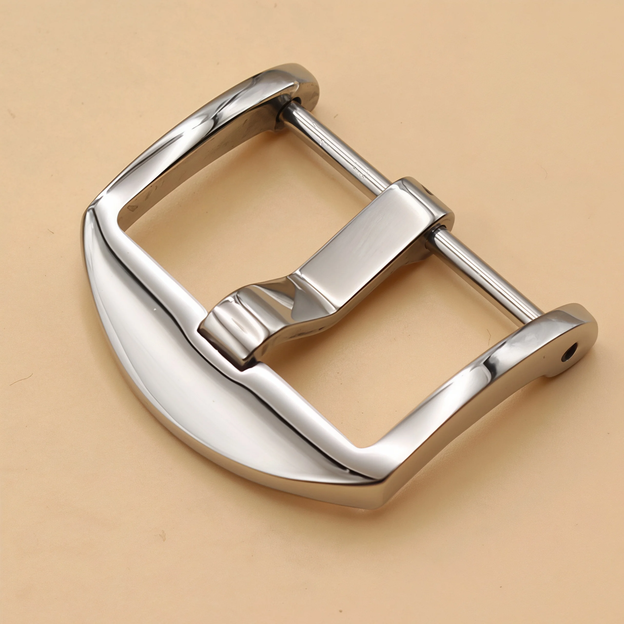 

Пряжка для ремешка часов 20 мм 22 мм 24 мм, твердая застежка из нержавеющей стали 316L с полированным винтовым зажимом, застежка для часов, Blet, аксессуары для ПАМ