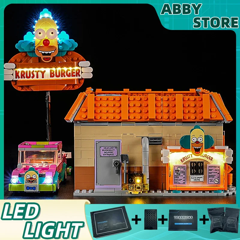 

Комплект светодиодных фонарей «сделай сам» для LEGO 10352 Krusty Burger (только светодиодный светильник, без модели блоков)