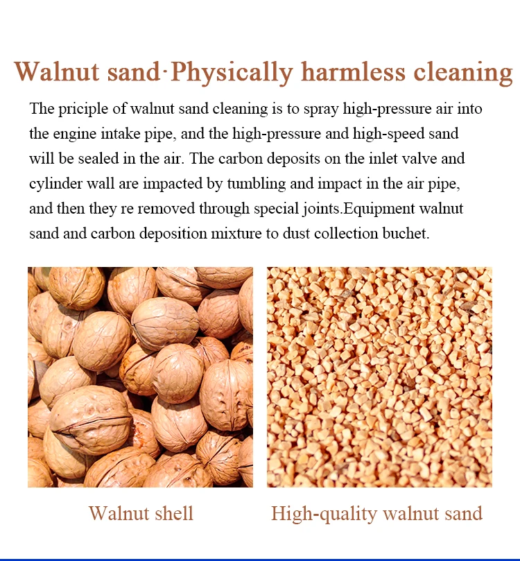 Solary EC601 Valve Clean Machine Diesel Walnut Sand Carbon Deposition Cleaner Auto Car Engine Washing Intake Pipe