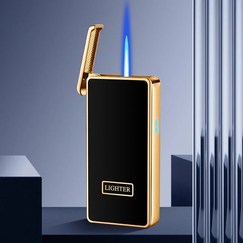 2024 Ntelligent Voice Control Switch Ignition Lighter Gas Electric Integrated USB Inflatable Lighter Smoking Accessories Gift