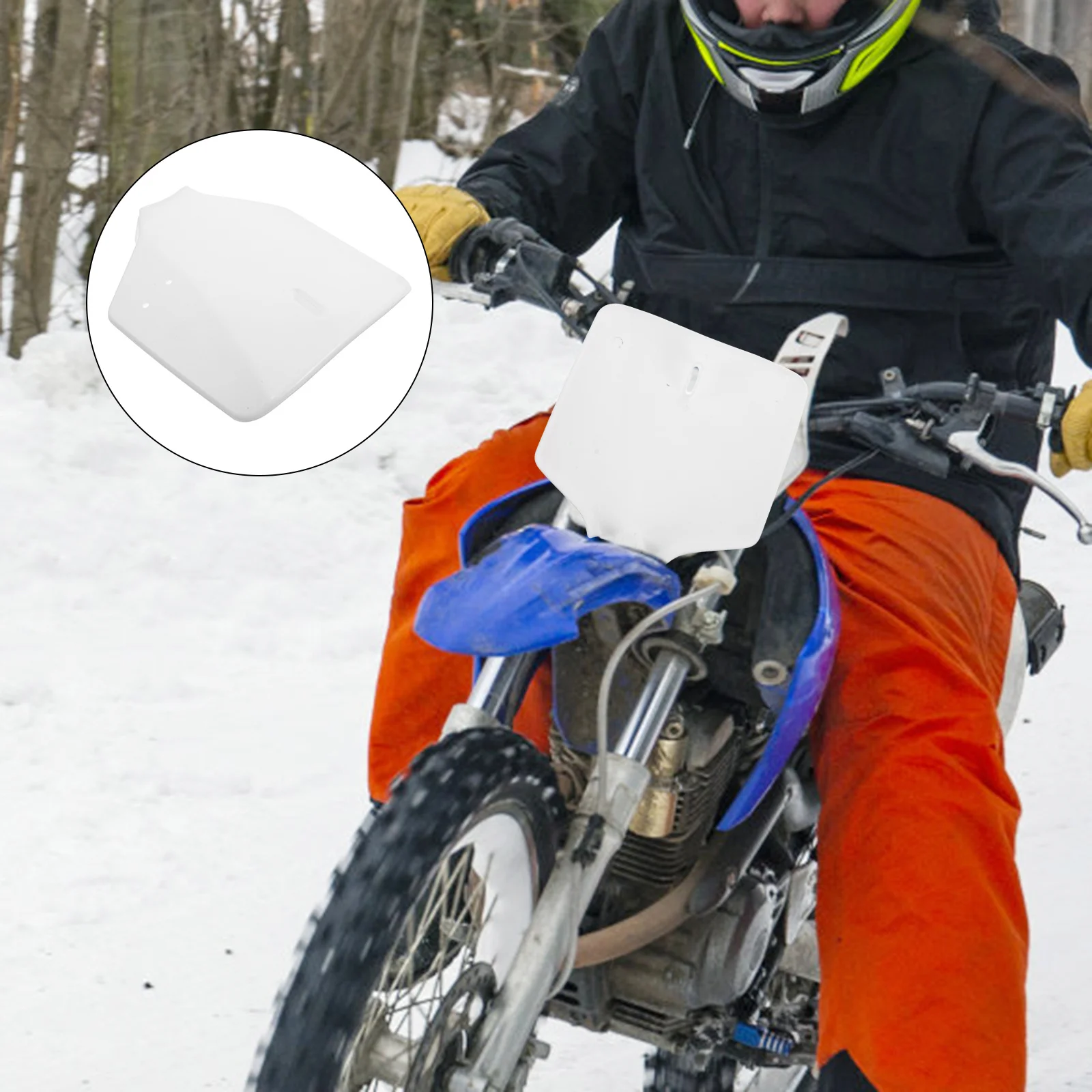 

Motorcycle Windscreen Wind Deflector Number Plate Holder Universal Windshield for Motorbike Scooter Durable Easy Mounting Custom