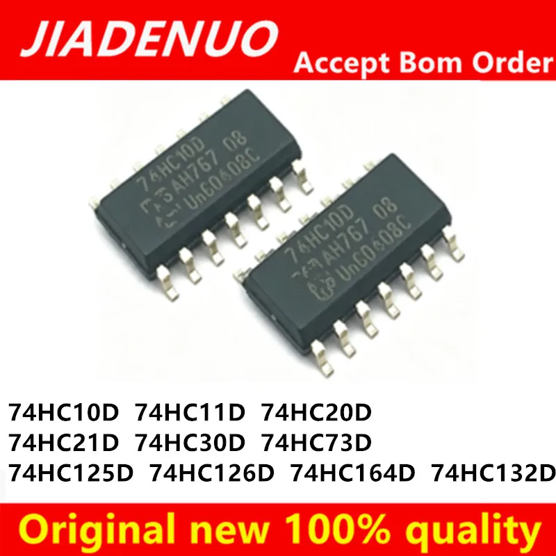 (10piece)100% New 74HC125D 74HC126D 74HC164D 74HC132D 74HC10D 74HC11D 74HC20D 74HC21D 74HC30D 74HC73D sop-14