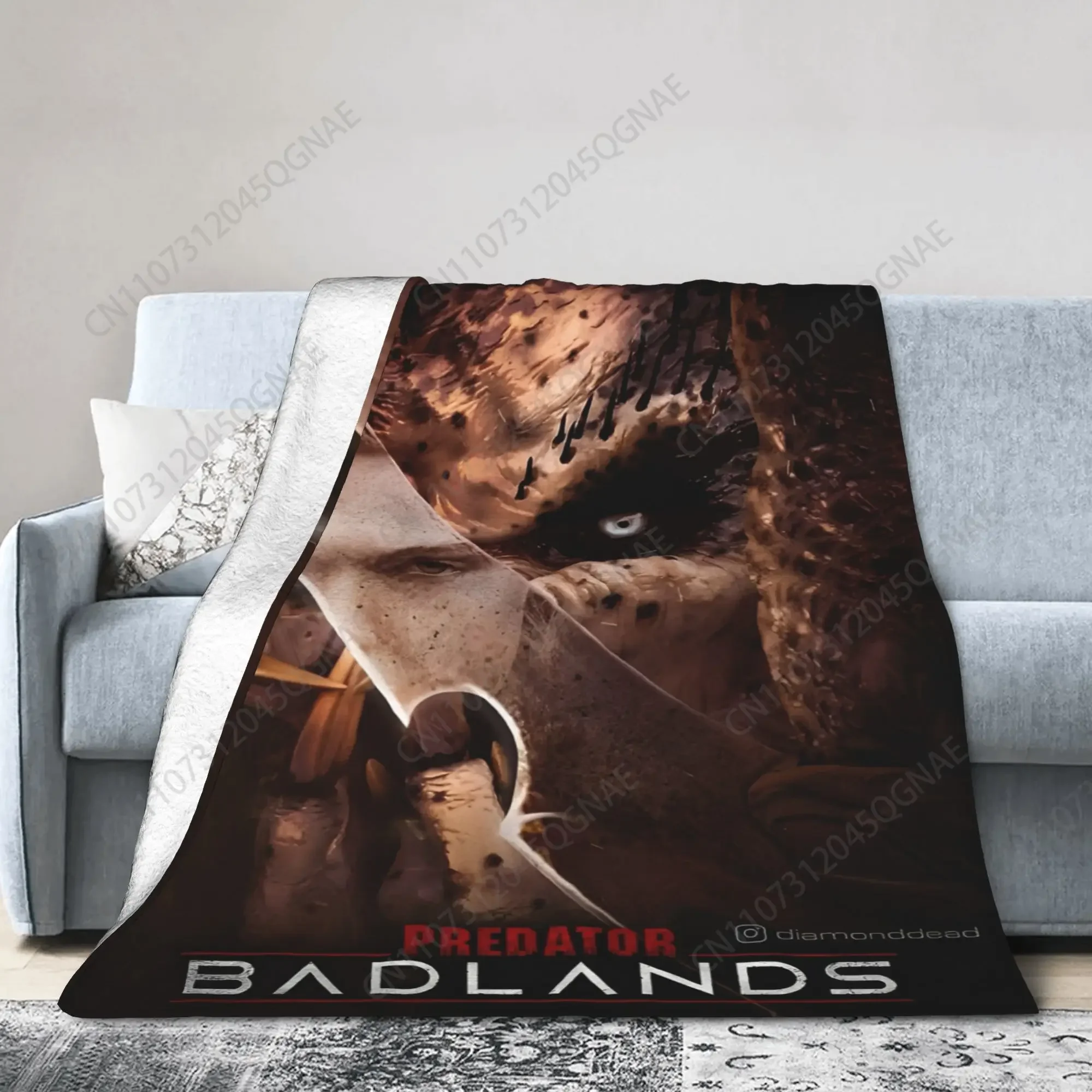 Custom Predator: Badlands Accessories Blankets Super Soft Coral Fleece Plush Throw Blankets Comfortable Bedspreads