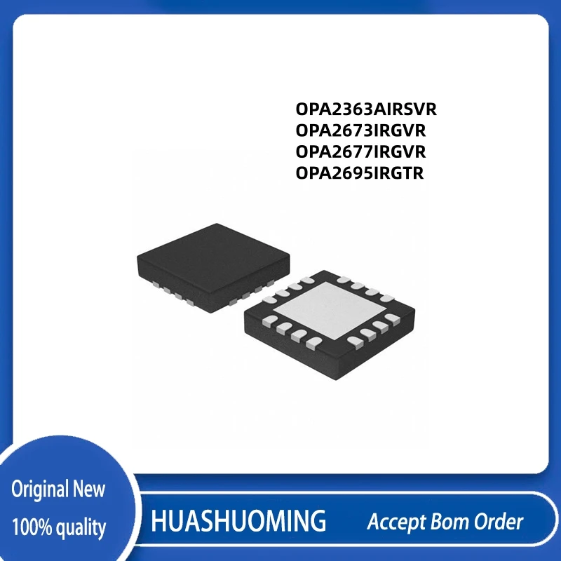 10Pcs/Lot   NeW  OPA2673 OPA2363AIRSVR  OPA2673IRGVR  OPA2677IRGVR  OPA2695IRGTR   OPA2363   OPA2673   OPA2677  OPA2695   QFN-16