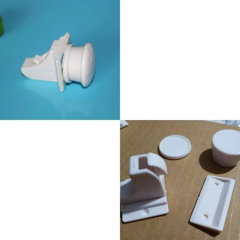 

Набор клейких магнитных замков для шкафов (4 замка и 1 ключ) для шкафов и ящиков L8RB