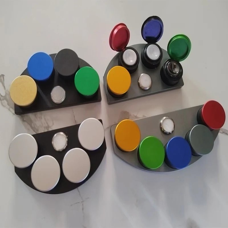 

4/5Dish Watch Oiler Kit Alloy Five Holes Watch Oil Dip Oiler Stand Dishes Oil Cup Watch Repairing Part Accessory