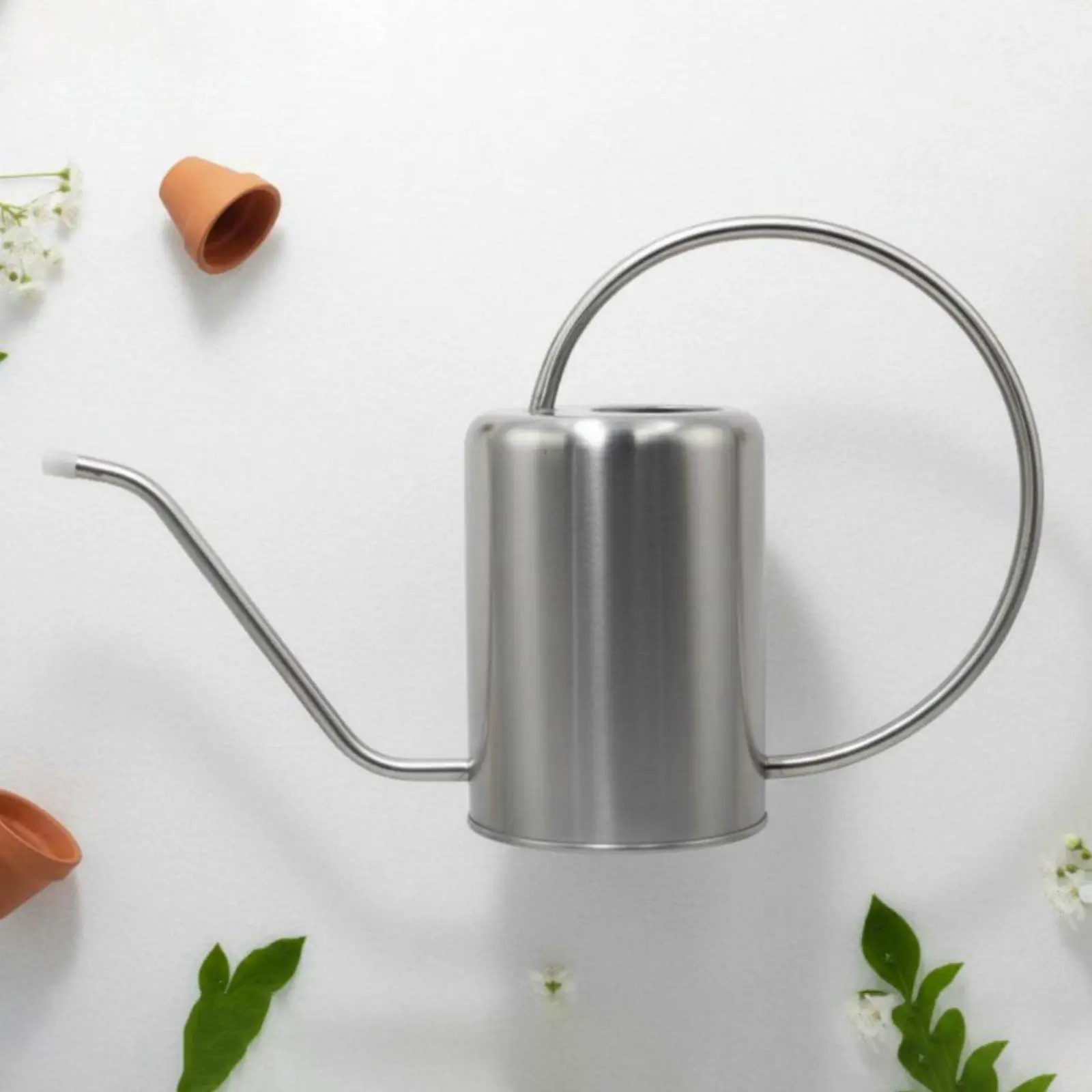 Durable Metal Watering Can Long Neck Design Plant Watering Device Garden Accessory for Indoor Flower Care view 4