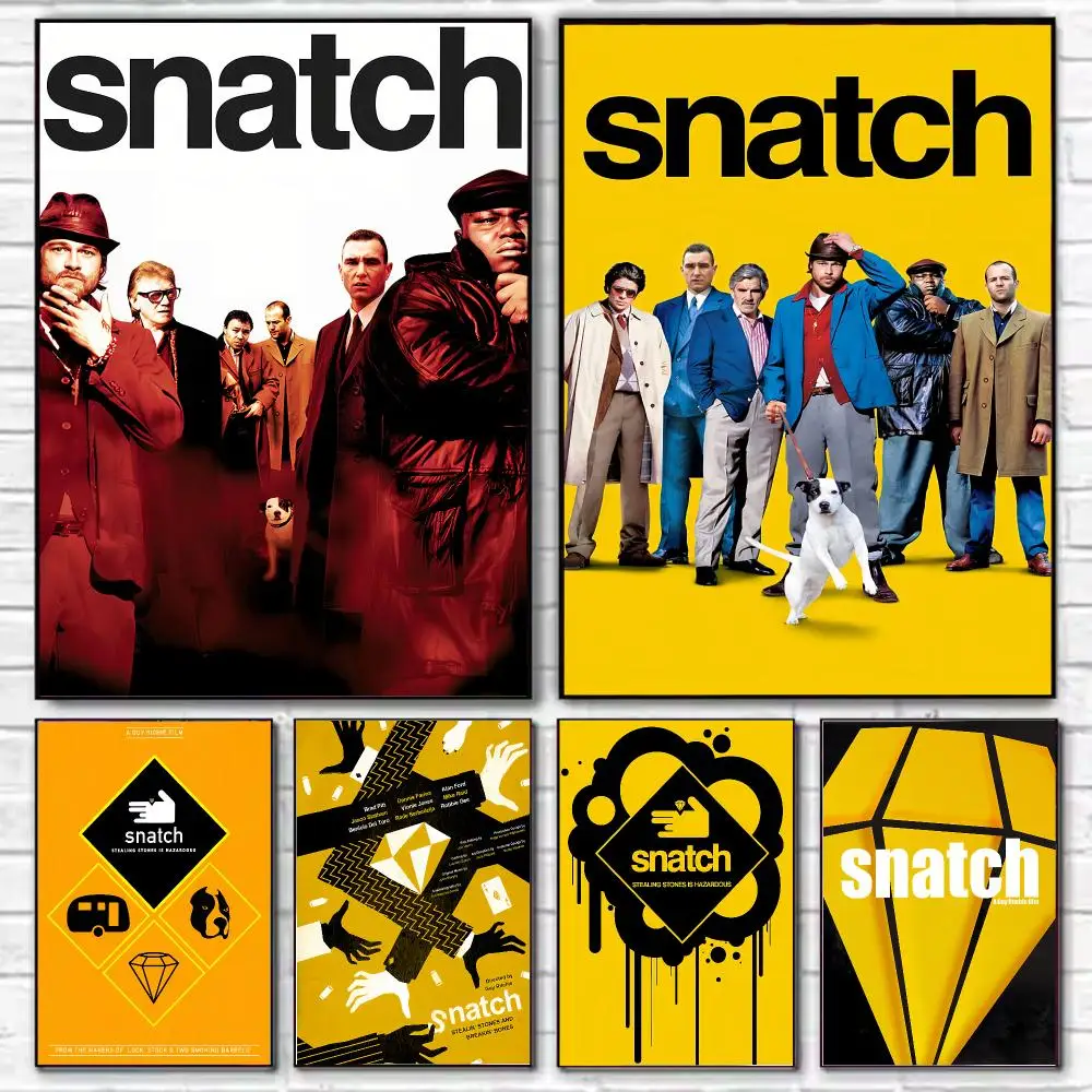 S-Snatch Poster Classic Poster Stylish Wall Art Print for Living Room Bedroom Study Office Café Home Decor Modern Gift