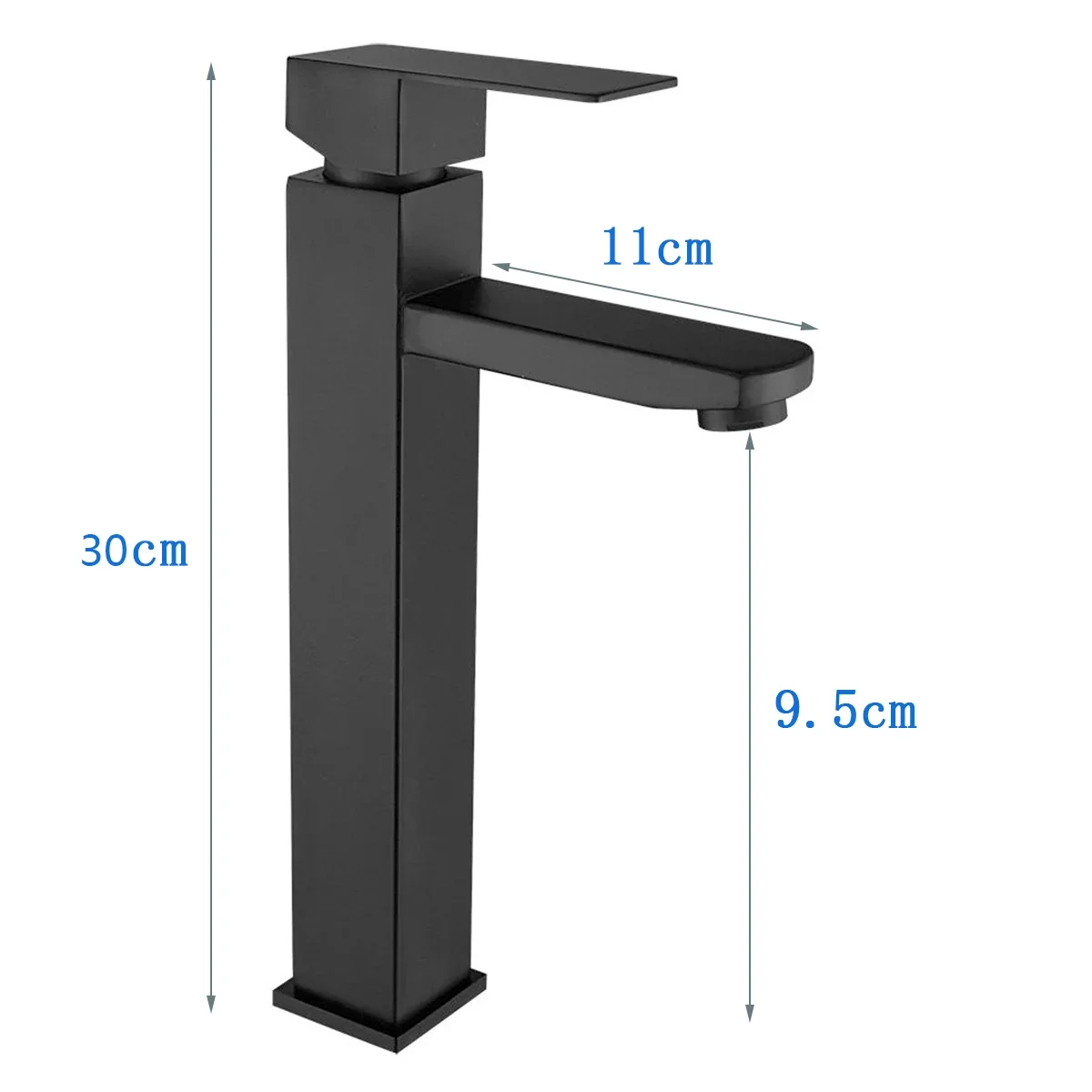 Bathroom Faucet Washbasin Hot/Cold Water Mixer Tap Bathroom Accessories Single Hole Bathroom Basin Stainless Steel Tap