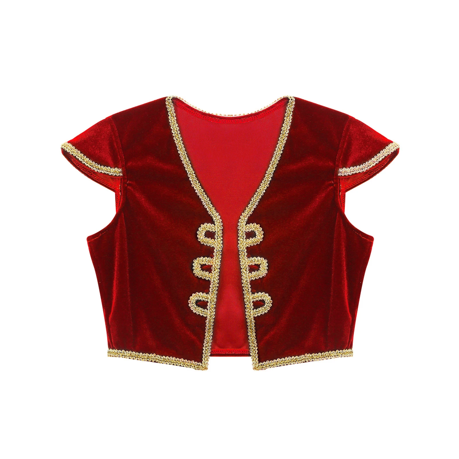 Costume de Prince Arabe pour Enfant Garçon, Tenue à Manches Cape, Gilet avec Pantalon, Ensemble Aladin pour Halloween, Habillage, ixCosplay