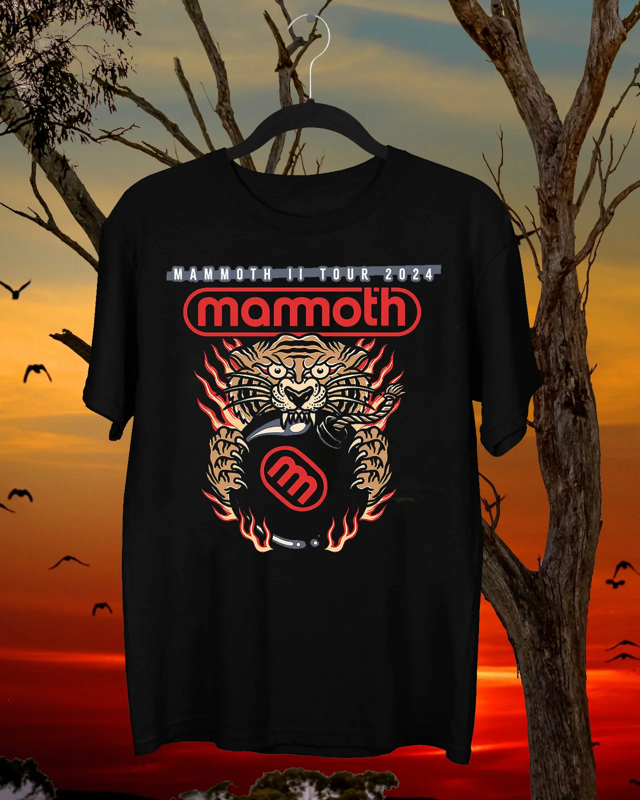 New Mammoth WVH Tour 2024 Band Gift For Fan S to 5XL T-shirt GC2438