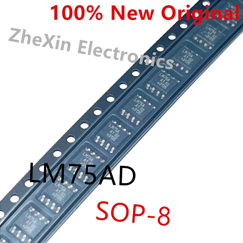 10PCS/Lot   LM75ADP  L75A  TSSOP-8 、LM75AD  LM75A  SOP-8 、LM75BDP  LM75B 、LM75BD  LM75B  New Temp Sensor Digital Serial chip