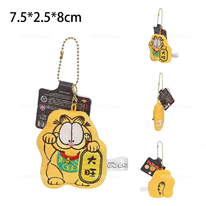 Originele Garfield Family Pluche Speelgoed Pizza Garfield Kat Tas Kawaii Odie Hanger Rugzak Decoratie Gevuld Anime Schattig Speelgoed