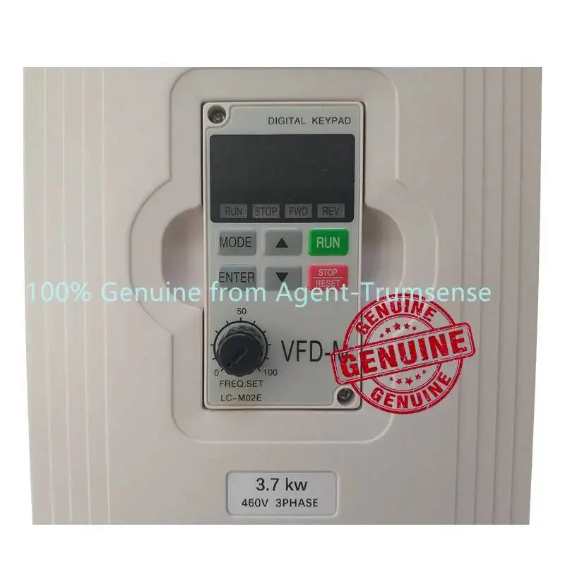 Delta Inverter 3.7 KW VFD037M43A 3 Phase 380V to 460V Rated 8.2A 100% New 3700 W VFD Series Variable Speed AC Motor Drive - view 4