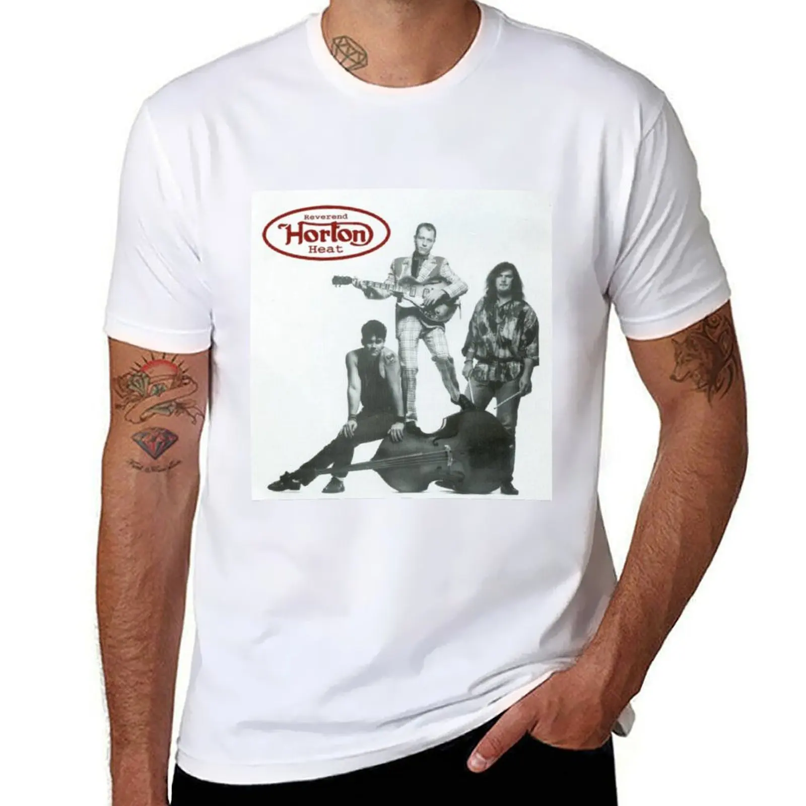

R. Horton Heat T-Shirt men t shirt cotton 100% t shirt for man 100 percent cotton t shirt man cotton T-Shirt