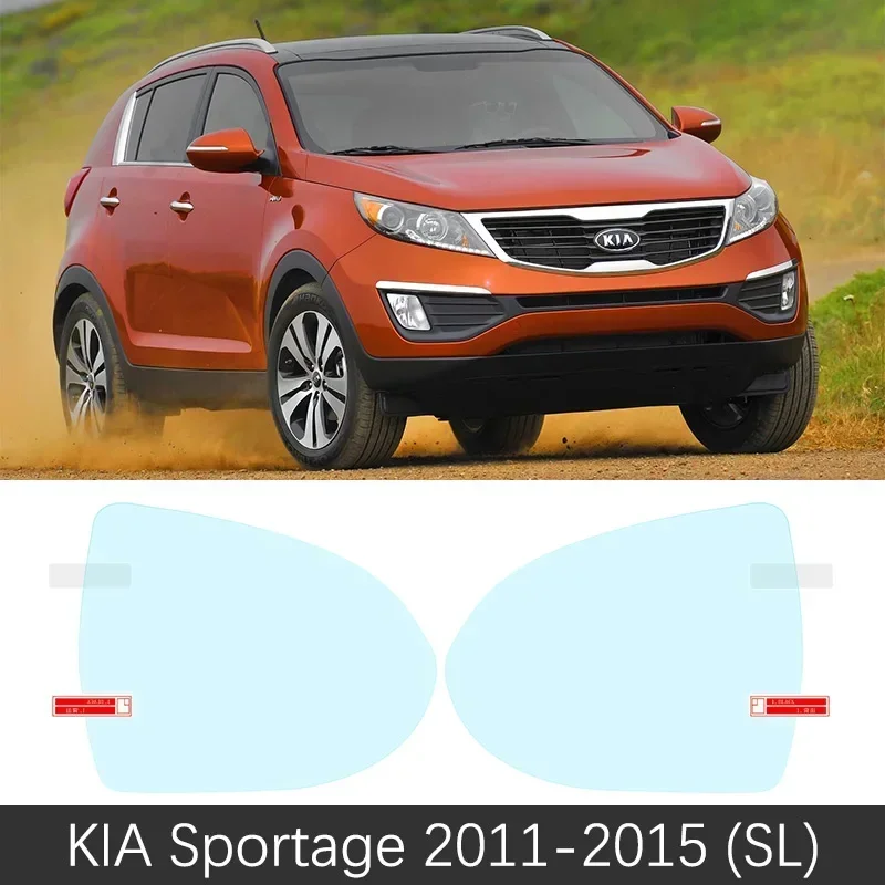 Full Cover Rainproof Anti-Fog Film For KIA Sportage 2005~2019 JE KM SL QL R Rearview Protective Mirror Car Stickers Accessories