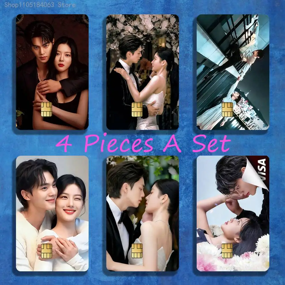 

Series My D-Demon Korea Credit Debit Card Stickers Anime Diy Waterproof Sticker Film Tape Skin for Small Chip