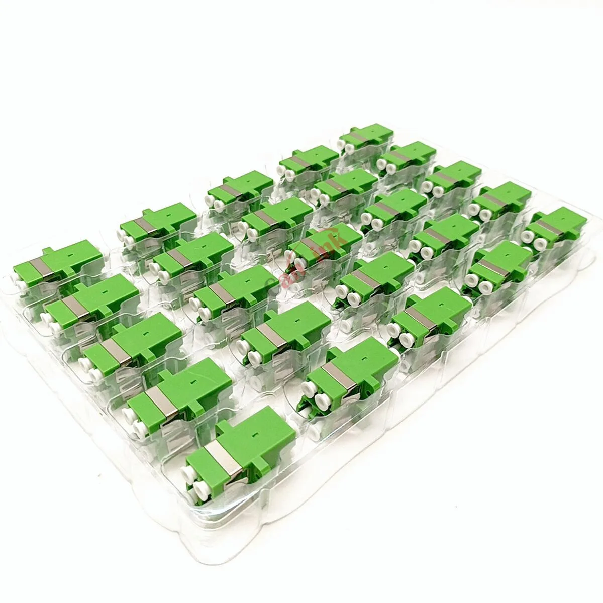 50 قطعة/الوحدة الألياف البصرية موصل محول LC/UPC SM شفة المفردة دوبلكس LC-LC UPC المقرنة