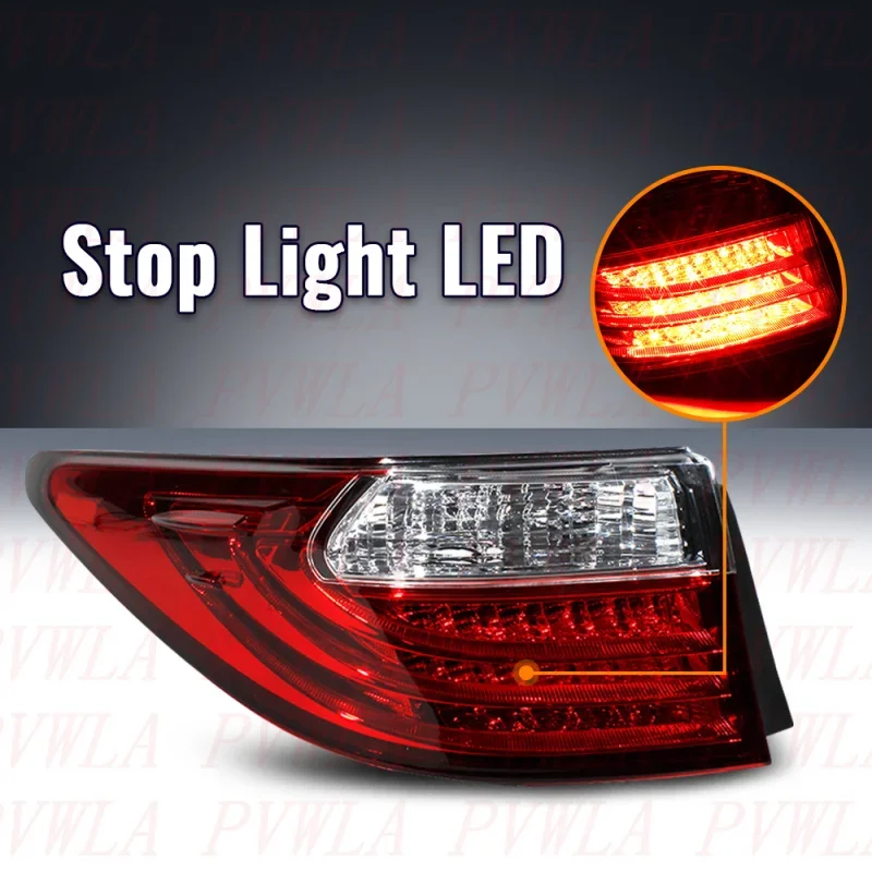 For Lexus ES350 2013 2014 2015 Left Outer Side LED 3 Pins Tail Light Rear Lamp Brake Light Car accessories 81561-33560