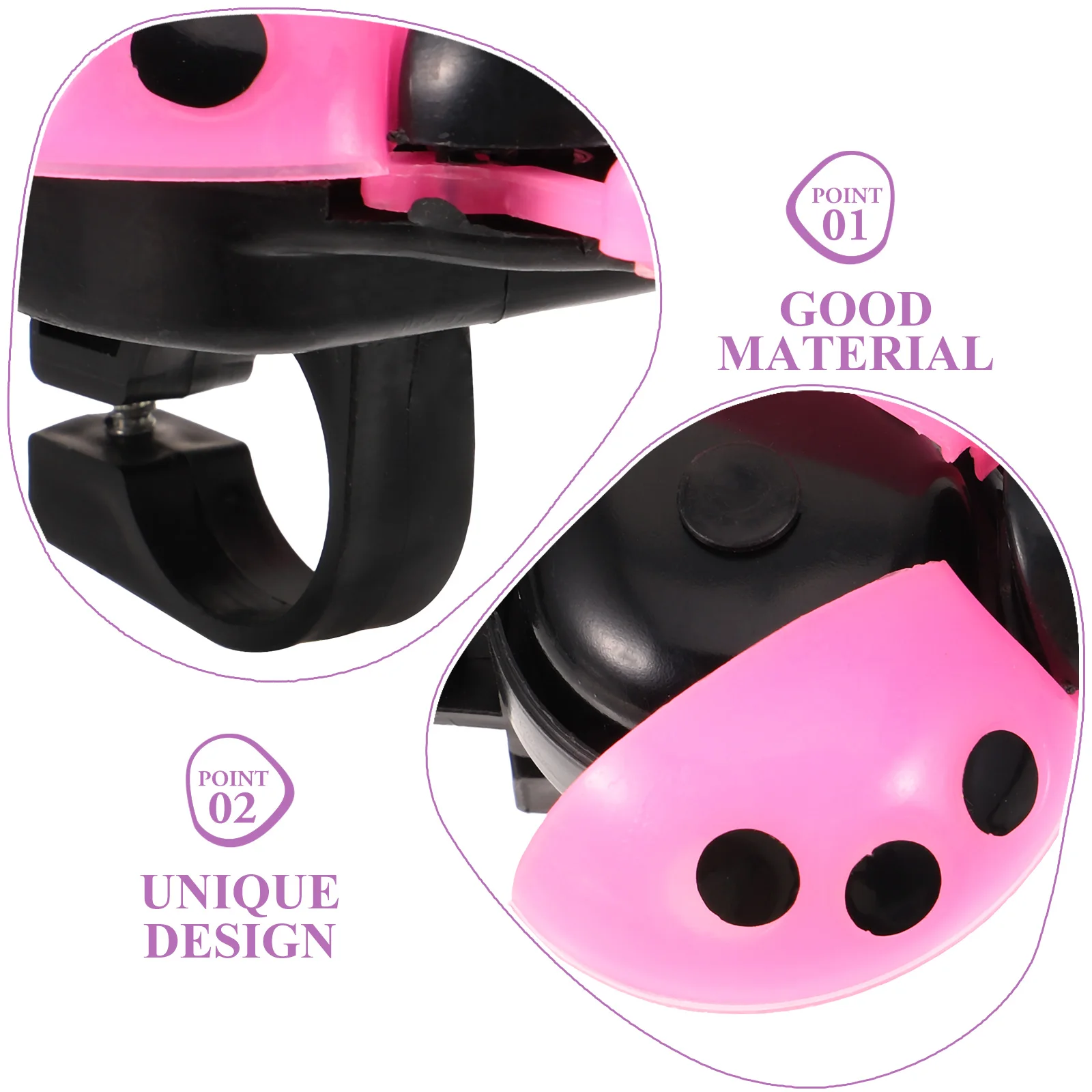 

Retro Bicycle Bell for Kids Adult Bikes Chrysanthemum Pattern Durable Strong Screw On Easy Install Clear Ring Bike Warning Bell