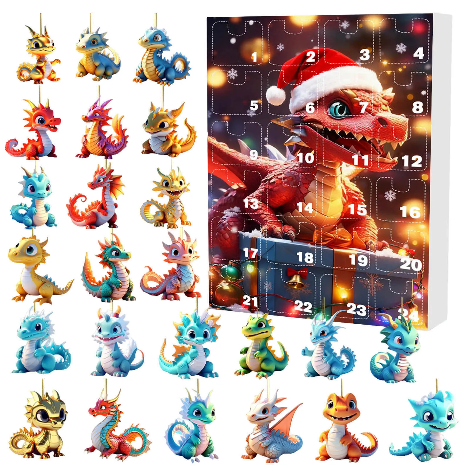 Water Bottle with Timer Alarm Exclusive 2025 Christmas Countdown Calendar: Battery Christmas Lights with Timer And Remote