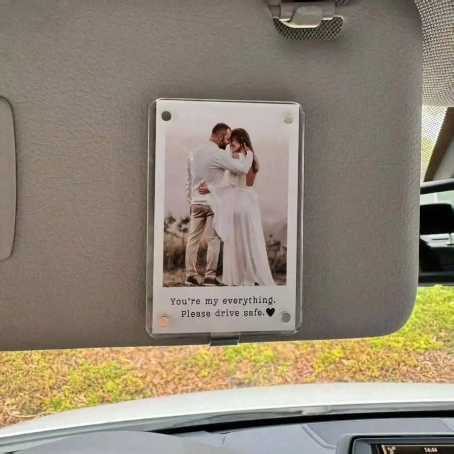 Universal Acrylic Magnetic Photo Holder Accessories, Refrigerator Magnetic Stickers, Transparent Magnetic Instant Camera Photo