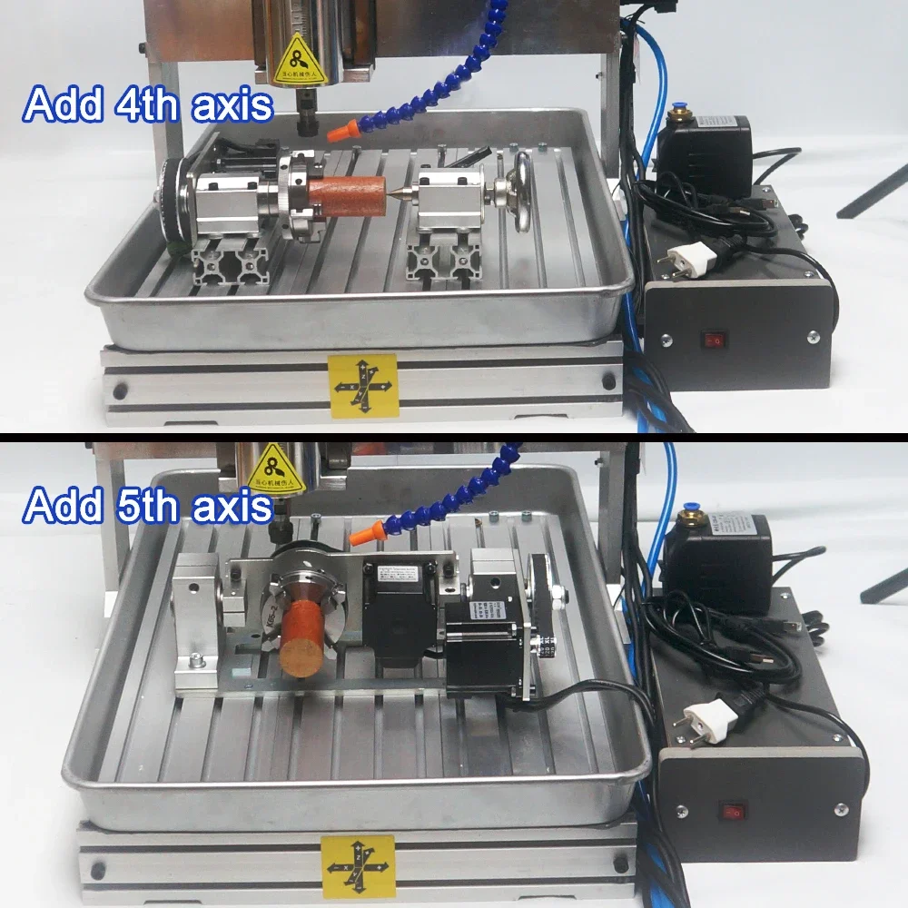 Imagem -05 - Máquina de Gravura de Madeira de Metal Roteador 1500w 6040 Guia Linear Eixos 3040 Eixos Porta Usb 120 mm z Curso para Fresagem Pcb