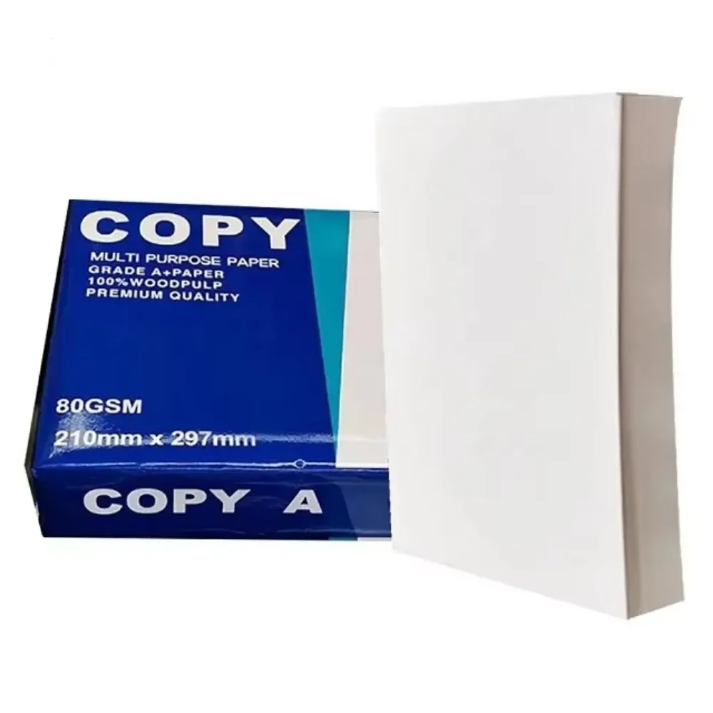 Wholesale Wood Pulp Double A Printing Paper White A4 Size 500 Sheets 70 75 80 Gsm Copy A4 Paper