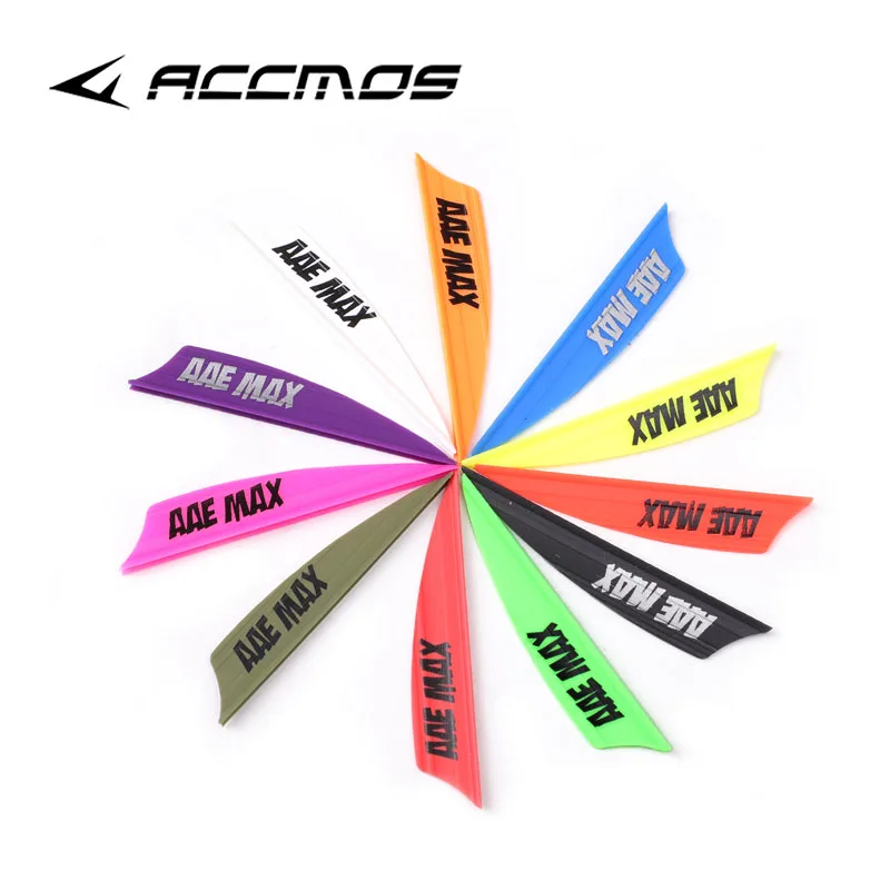 30pcs Arrow Feather AAE Groove Plastic Fletching Vanes DIY Plumage For Archery Bow Hunting Shooting Accessories