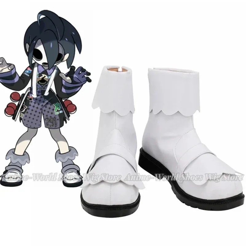 

Сапоги для косплея Gym Leader Allister, белые туфли на заказ, любой размер для унисекс