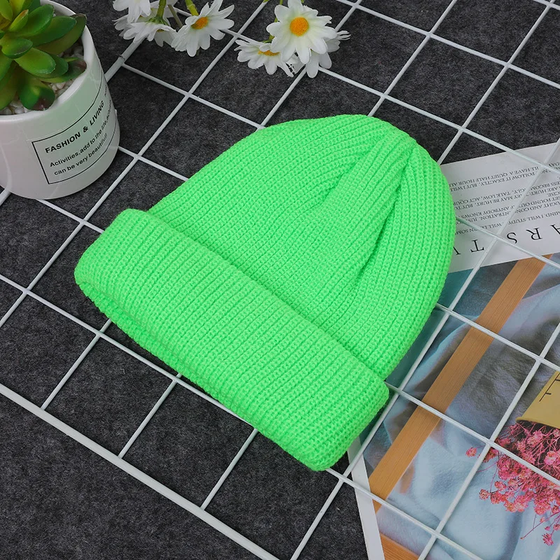 Winter Knitted Guapi Hat Men's and Women's Warm Woolen Hat Pullover Cold Hat Hip Hop Landlord Hat