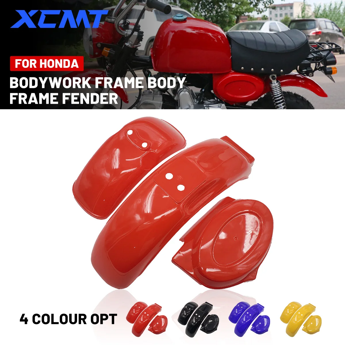 

Motorcycle Bodywork Frame Body Frame Fender Kit Mud Guards for Honda Z50 Z50A Z50J Z50R Mini Trail Monkey Bike