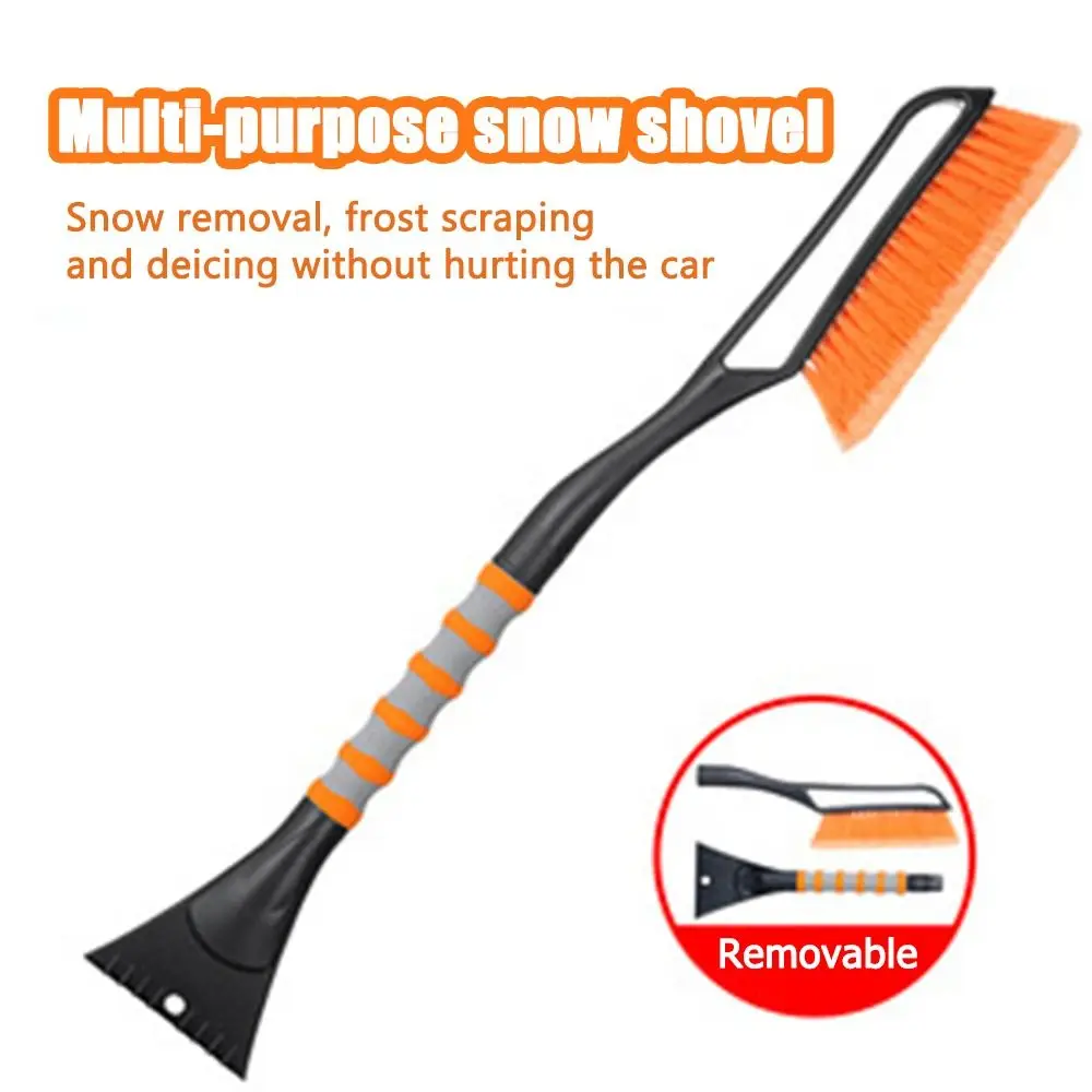 

2 in1 Car Snow Shovel Detachable Extendable Car Windshield Snow Sweeping Brush Cleaning Scraping Colorful Car Glass Ice Scraper