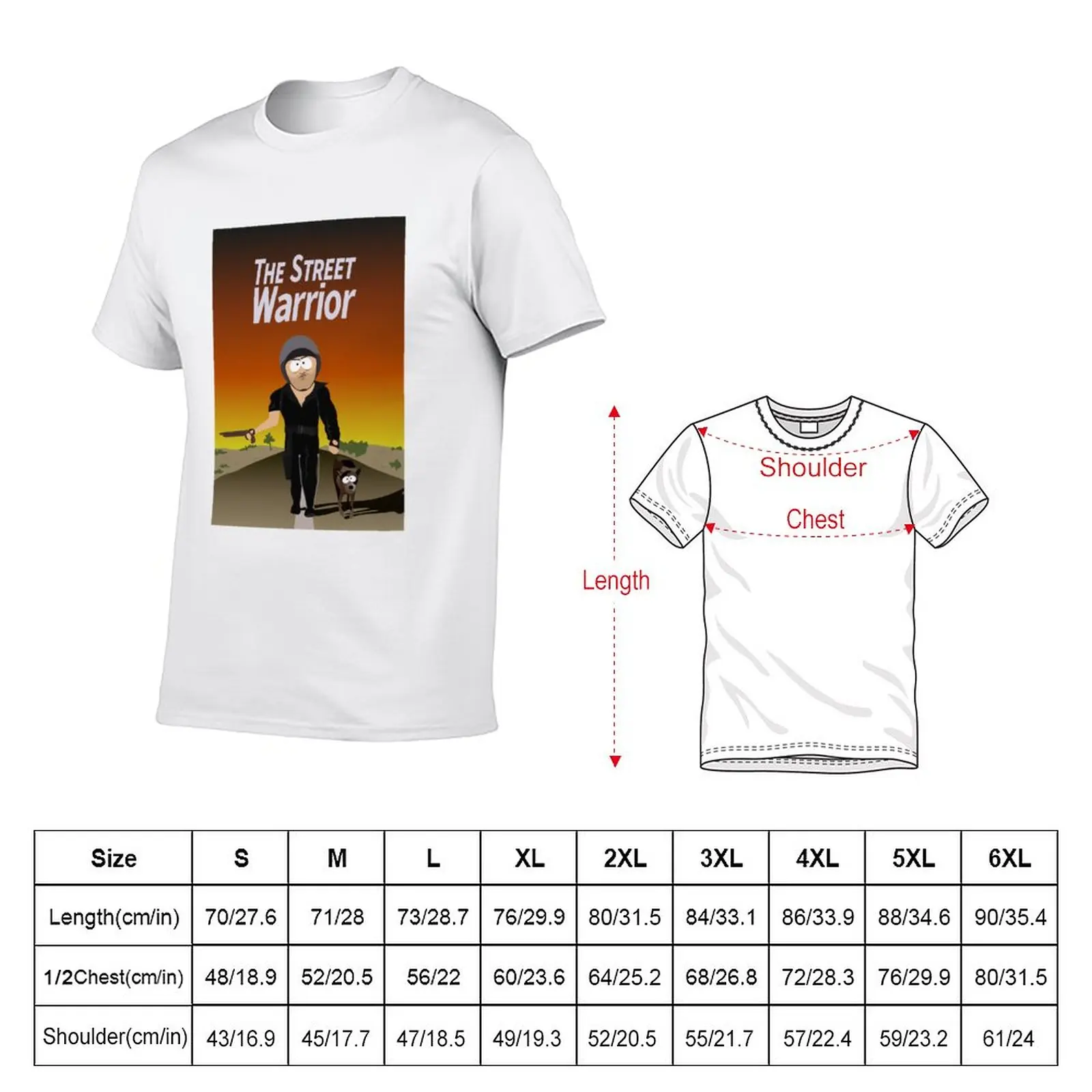 New Street Warrior Poster From Stan Marsh's Bedroom T-Shirt plus size tops T-shirt short T-shirts for men cotton